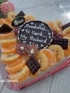 Foto resep Puding Ultah Topping Buah