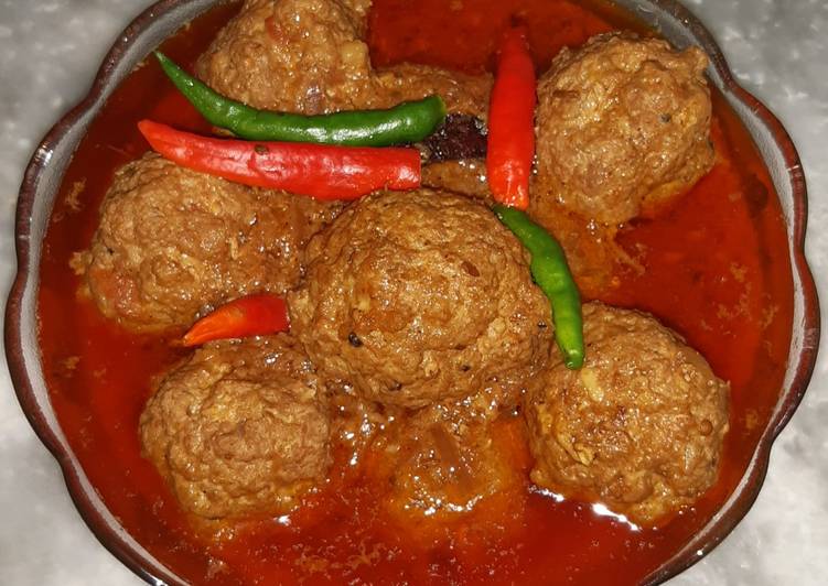 Step-by-Step Guide to Make Super Quick Homemade Beef kofta curry recipe