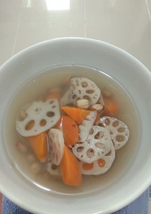 Foto resep Sop Akar Teratai Vegetarian