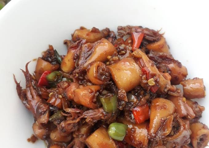 Resep Cumi Asin Tumis Kecap oleh Riska Noviastuty - Cookpad