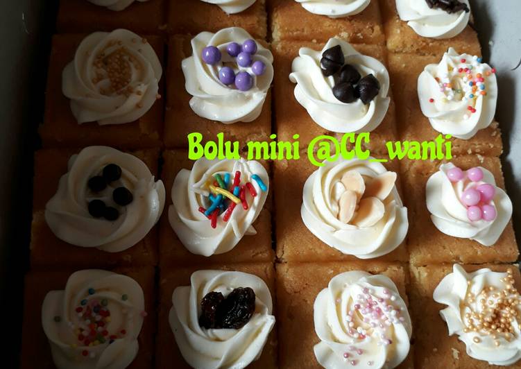 Resep #148. Bolu Tart Mini, Enak Banget