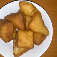 A picture of Coconut mandazis.