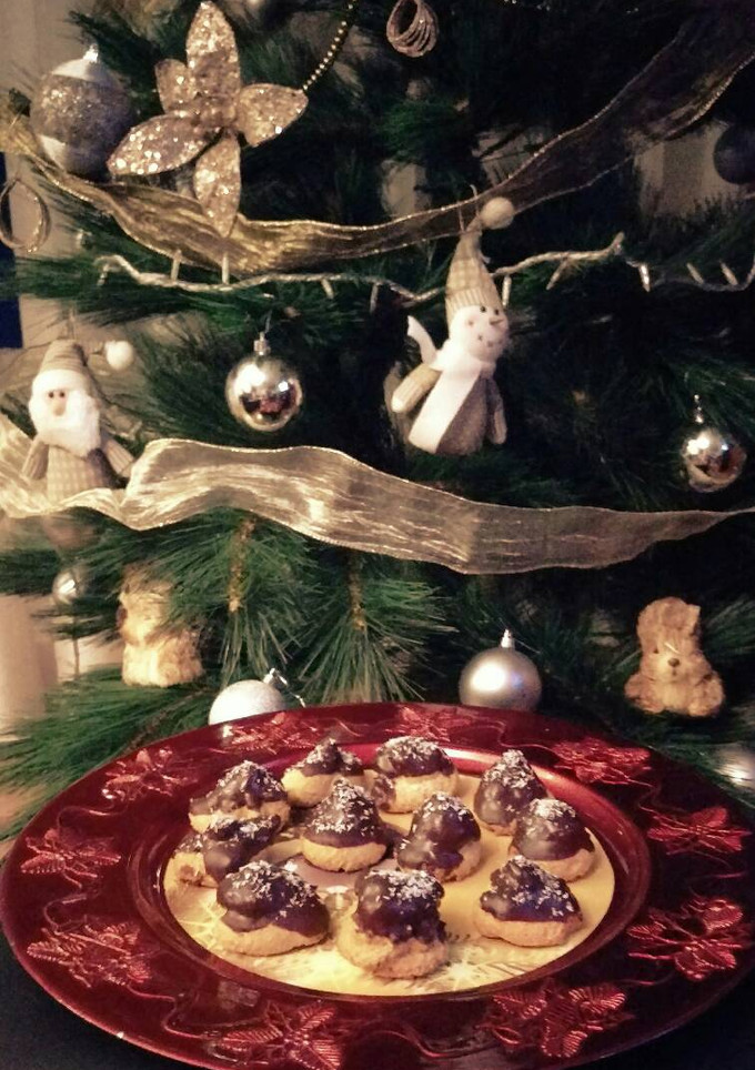 Una foto de Montañitas de Almendra y Chocolate para diabéticos
