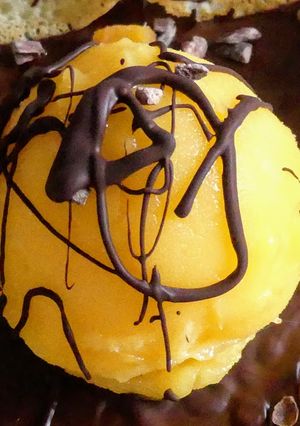 Une photo de Sorbet à la mangue fraîche