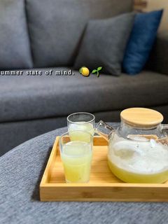 صورة لوصفة عصير ليمون بالنعناع 🍋