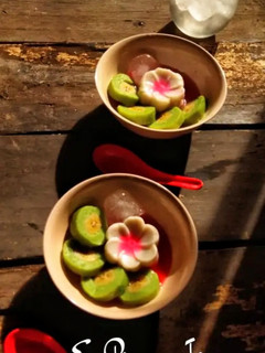 Foto resep Es Pisang Ijo Bunga Kamboja