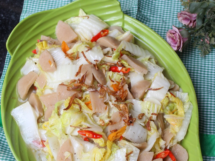 Resep Tumis Sawi Putih Bakso yang Enak Banget