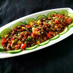 A picture of Deshi Chana Salad.