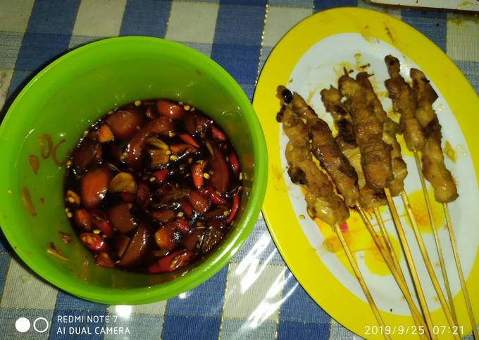Ini dia! Resep memasak Sate Ayam Homemade bumbu kecap yang nagih banget
