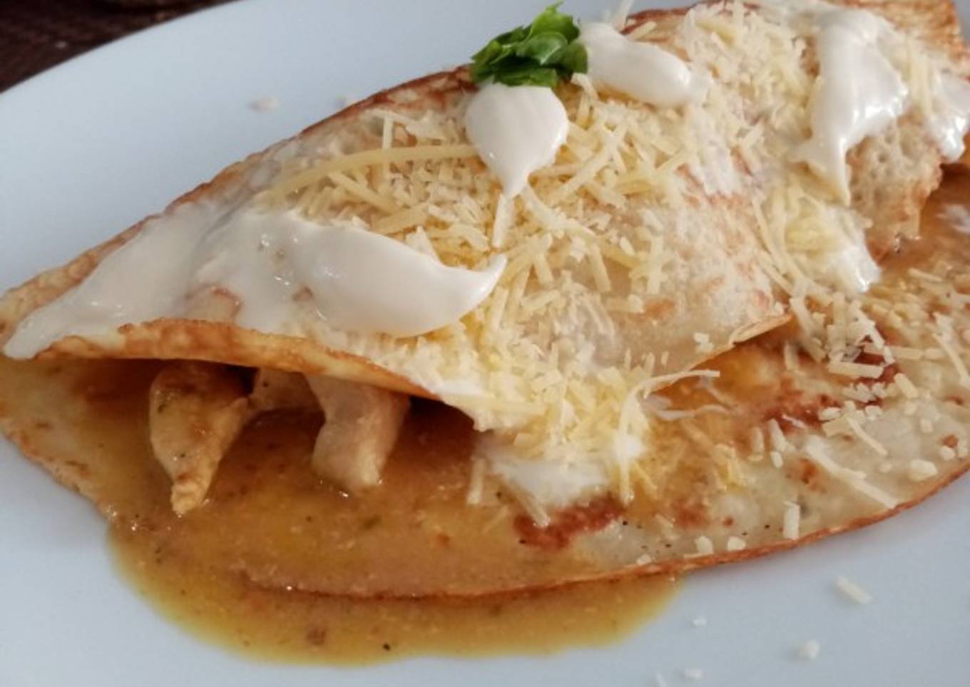 Crepes de pollo!! 🤩 🐔 😜 Súper fácil
