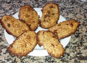 Una foto de Galletas alargadas de Avena y Semillas de Calabaza