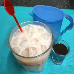 A picture of Cafe Sua Da (Vietnamese Iced Coffee).