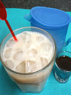 A picture of Cafe Sua Da (Vietnamese Iced Coffee).