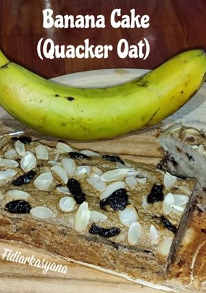 Foto resep Banana Cake (Quaker Oat)