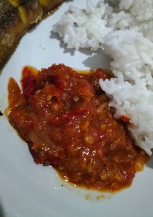 Foto resep Sambel pecel Lamongan manis pedas