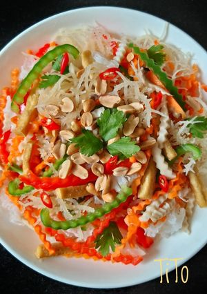 Hình của món Gỏi rong sụn biển.