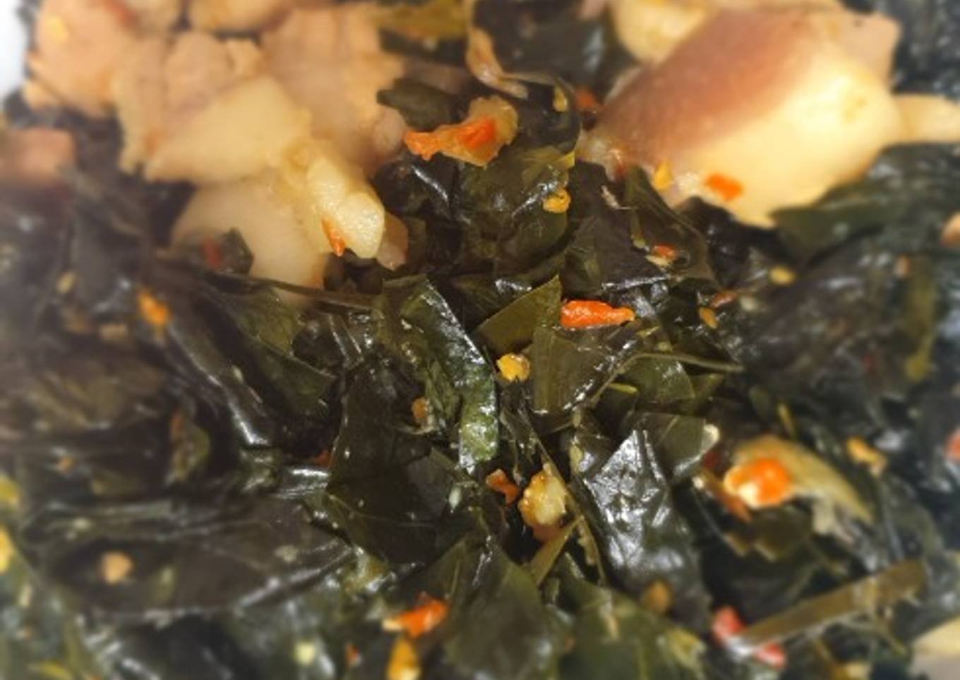 Sayur Leilem tumis woku