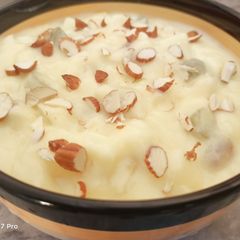 A picture of Mix fruits custard.