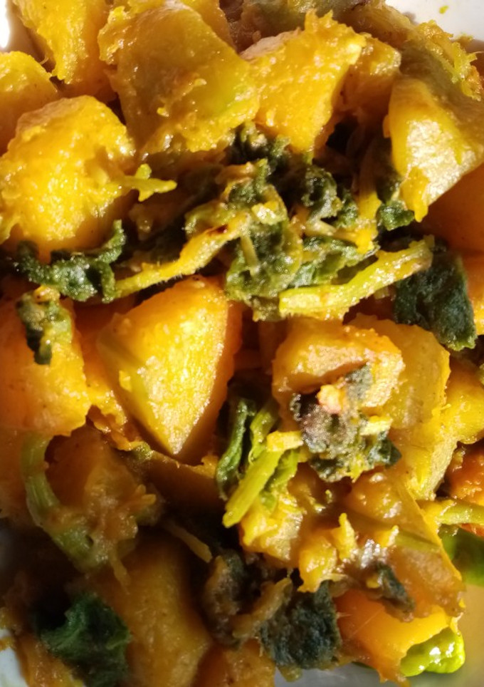 সরিষার তেল এ মিষ্টি কুমড়ো রেসিপির প্রধান ছবি