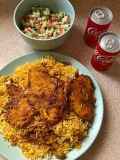 صورة لوصفة رز بالدجاج مع الحشو❤️