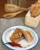 Lumpia Goreng Sayur Daging Cincang (Vegetables Minced Chicken Spring Rolls)