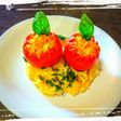 Tomates Rellenos con Puré Mixto