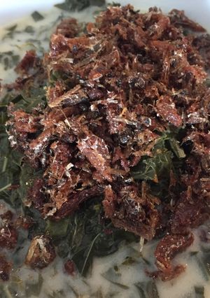 Foto resep Sayur singkong teri