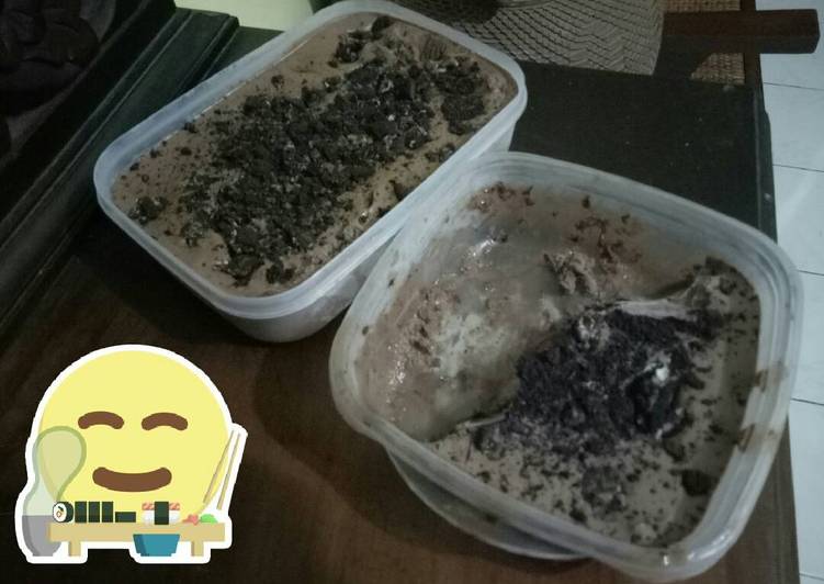 Resep Ice Cream Chocolate Cookies yang Enak Banget