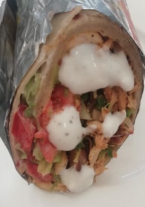 A picture of Simple chicken wrap#4weekschallenge.