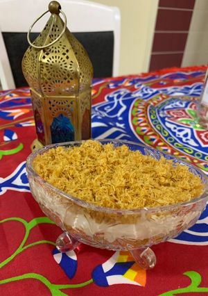 صورة لوصفة كنافه بكريمه الباسترى