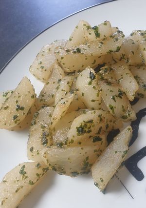 Une photo de Navets caramélisés à la sauce soja et au gingembre