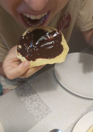 Una foto de Tortitas caseras y sencillas😁