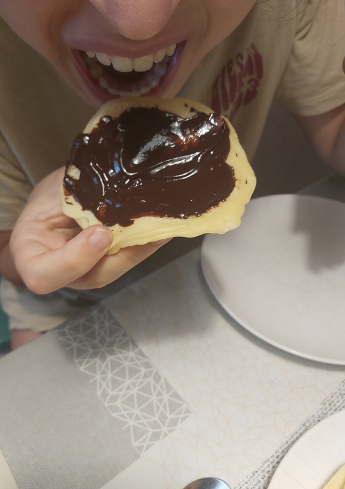 Una foto de Tortitas caseras y sencillas😁