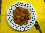 A picture of chili garlic paneer