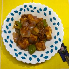 A picture of Chilli paneer.
