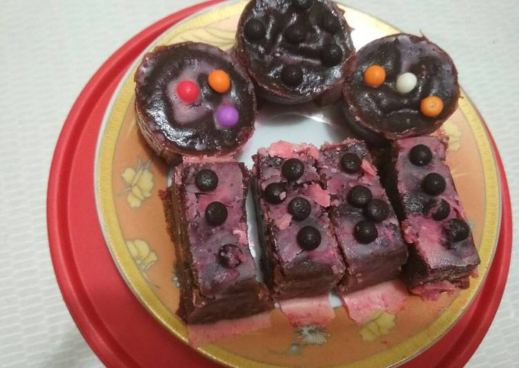 Langkah Menyiapkan Chocolate cake eggless (oven/kukus) yang Sempurna