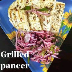 Grilled paneer A picture of Grilled paneer.