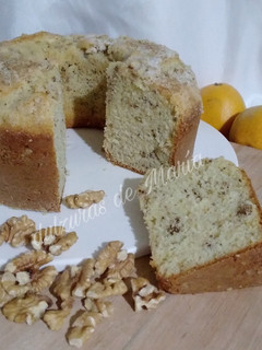 Una foto de Torta matera de nuez y naranja 🍊