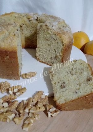 Una foto de Torta matera de nuez y naranja 🍊