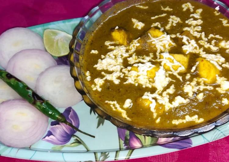 Easy Meal Ideas of Palak paneer