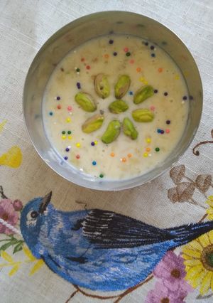A picture of Potato Rabdi.