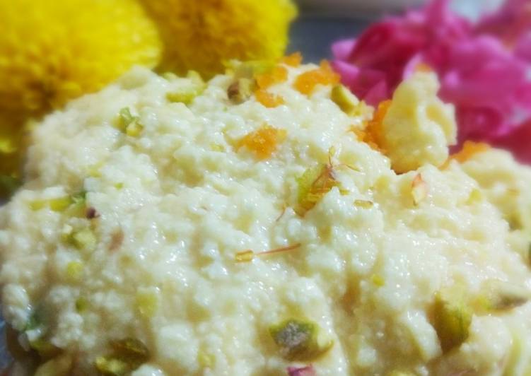 Paneer Custard Kalakand