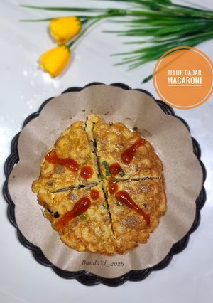 Foto resep 300. Telur Dadar Macaroni