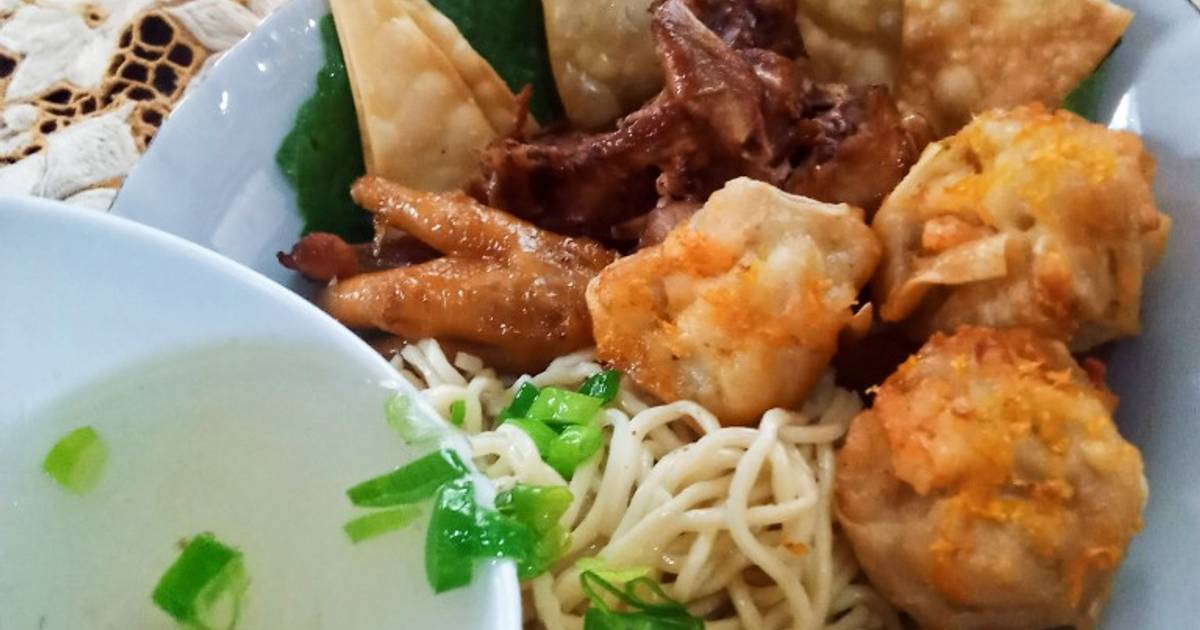 30 resep mie ayam cina enak dan sederhana ala rumahan 