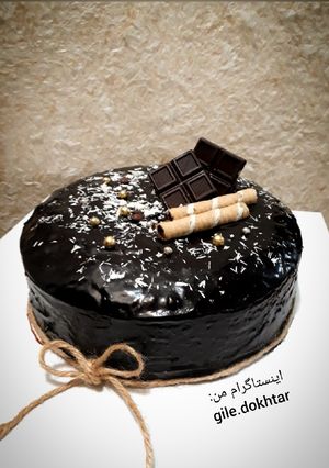 عکسی از دستور کیک شکلاتی مخصوص (بی بی)