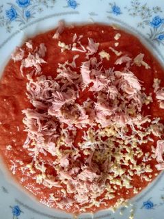 Una foto de Porra (salmorejo y también pizporrete)