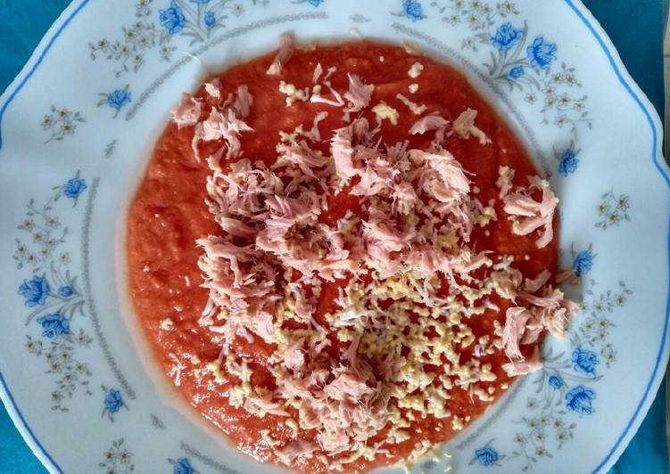 Porra (salmorejo y también pizporrete)