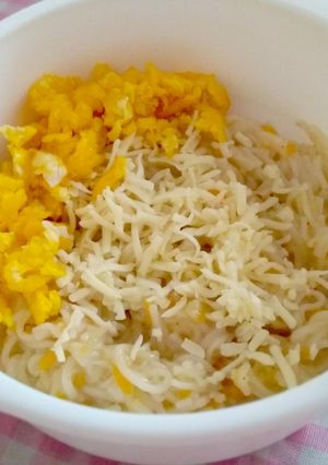 Foto resep Mpasi 9 bulan misoa telur keju