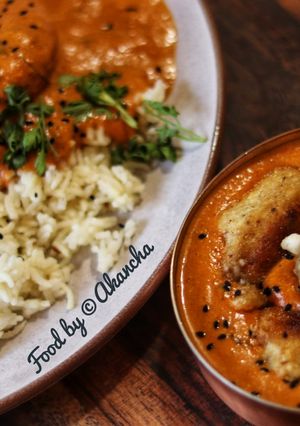 A picture of Malai kofta.
