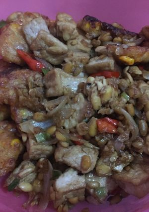 Foto resep Tumis Ampal Tatem (Jagung, Tahu, Tempe) - (Diet with Olive Oil)